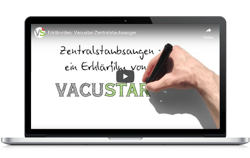 Vacustar - Video zu unseren Zentralstaubsaugern bei YouTube